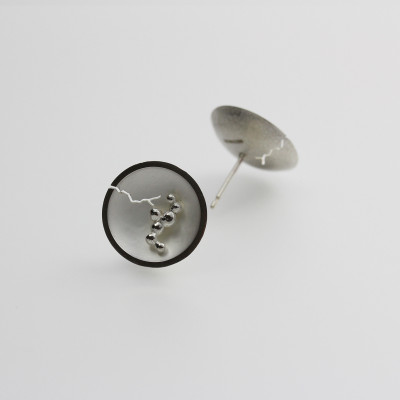 Morphology Studs I. Stud earrings, sterling silver, £145.